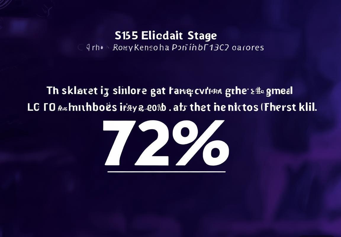 S15数据流：淘汰赛阶段一血胜率高达72%。